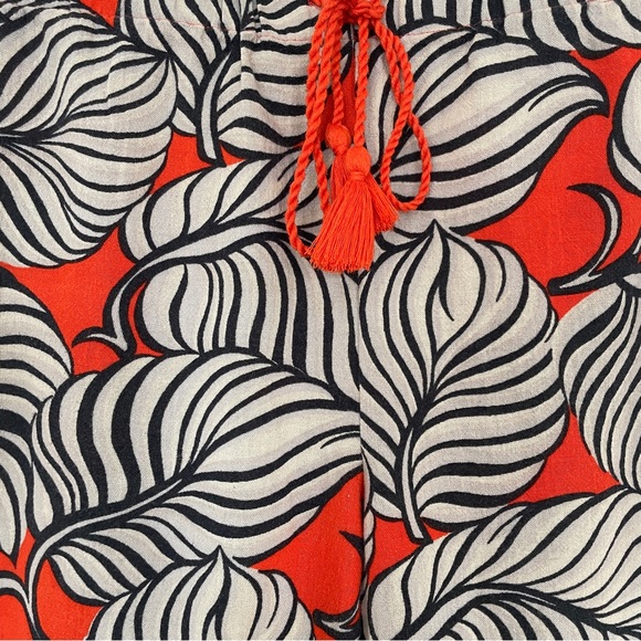 Madewell Shorewalk Cover-Up Pants in Vintage Palm Beach Tropical Leaf Print - Picture 5 of 5